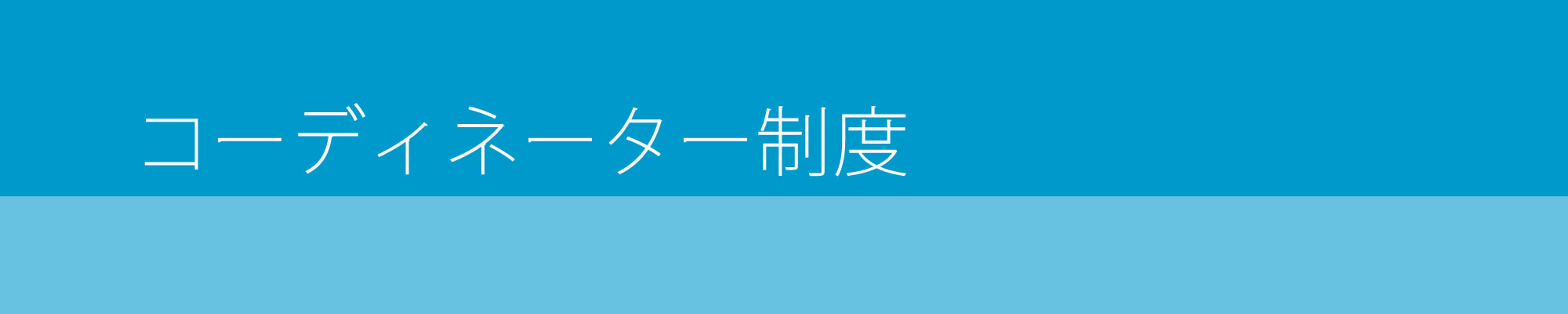 コーディネーター制度